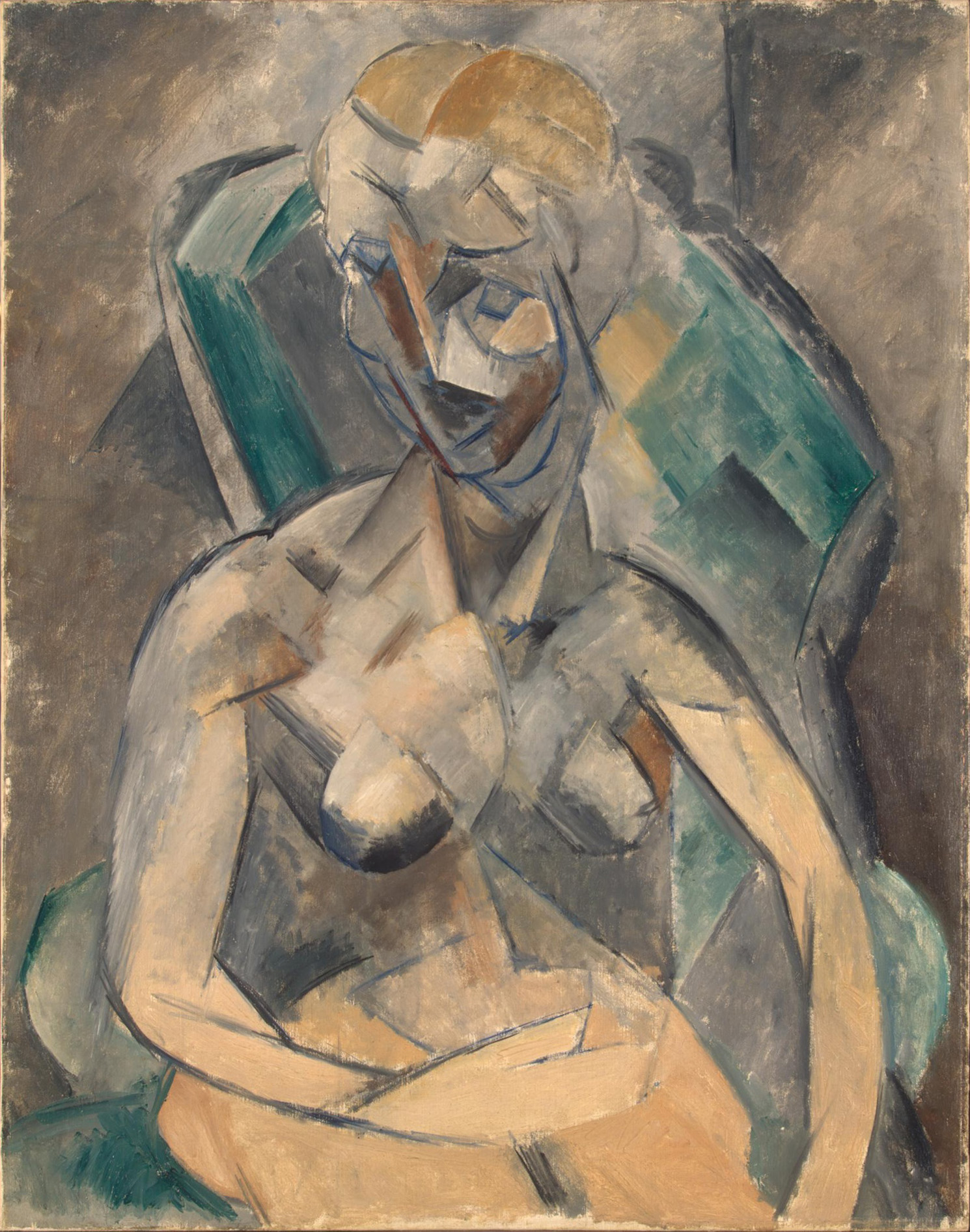 mostra-roma---pablo-picasso---immagini-__Pablo_Picasso,_Giovane_donna,_1909_-_Photograph_©_The_State_Hermitage_Museum, 2022_(ph._Pavel_Demidov).jpg